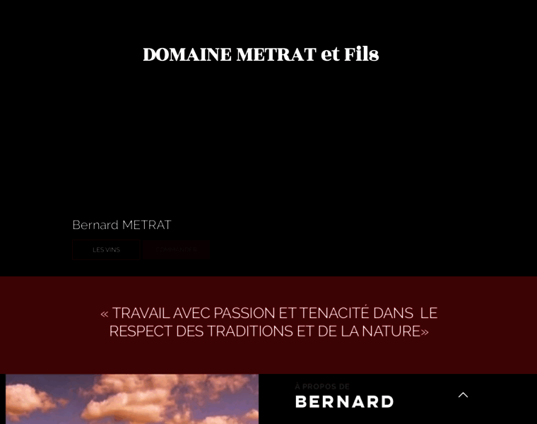 Domainemetrat.fr thumbnail