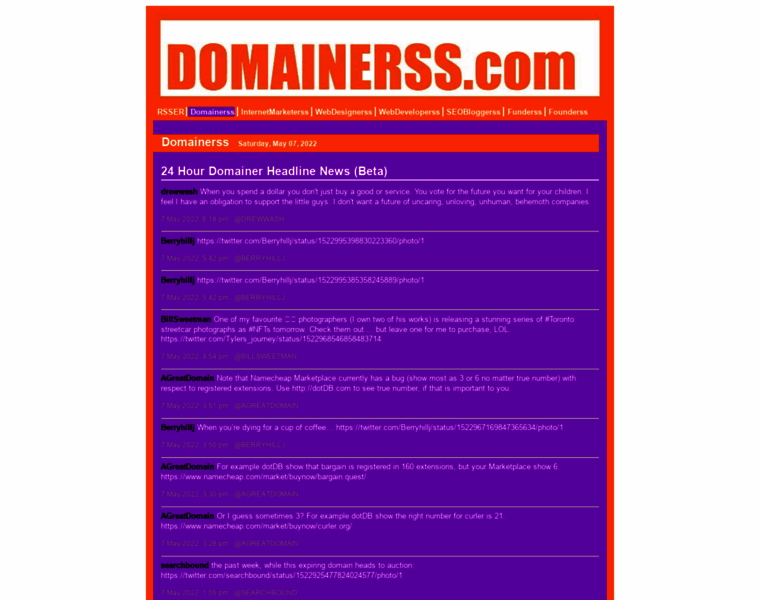Domainerss.com thumbnail