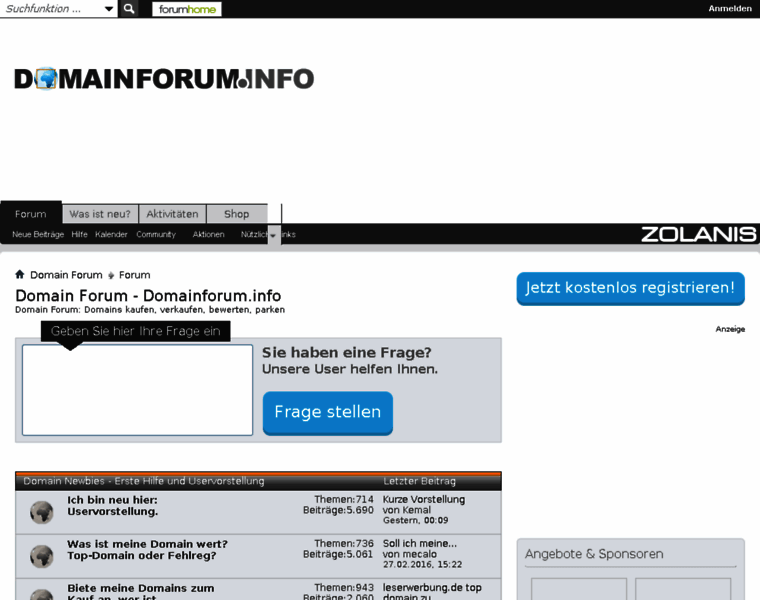 Domainforum.info thumbnail