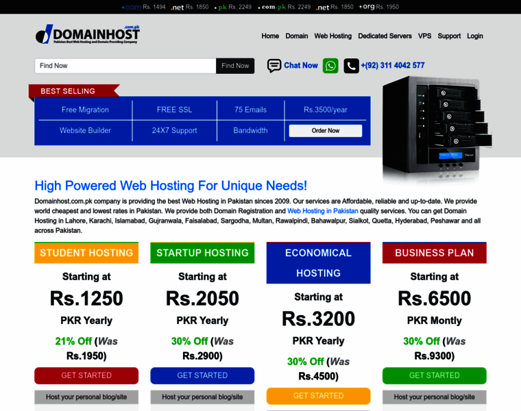 Domainhost.com.pk thumbnail