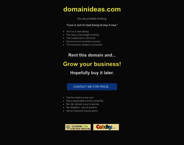 Domainideas.com thumbnail