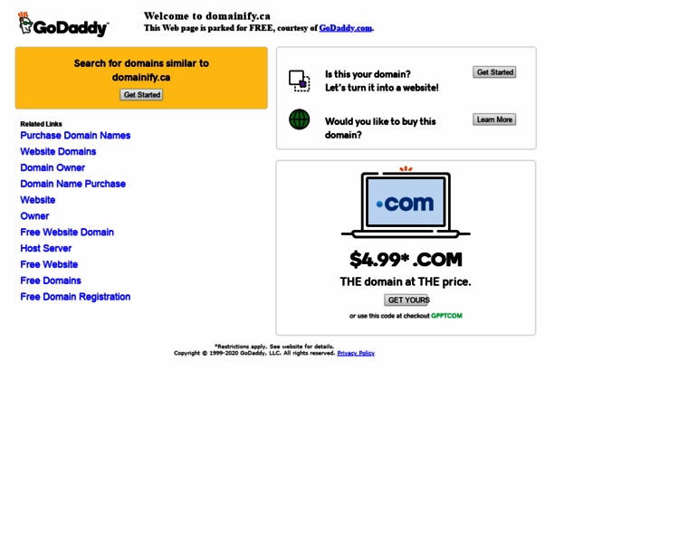 Domainify.ca thumbnail