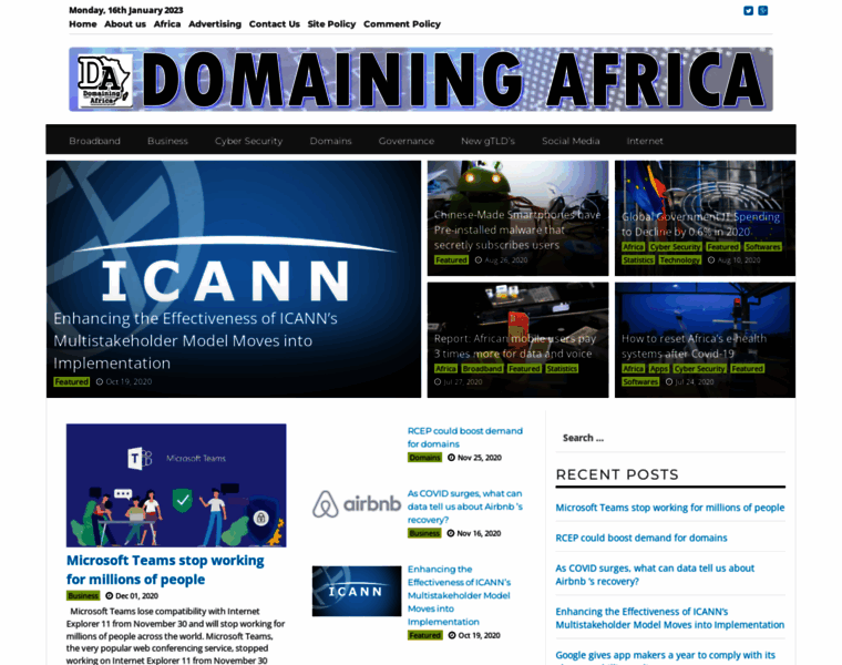 Domainingafrica.com thumbnail