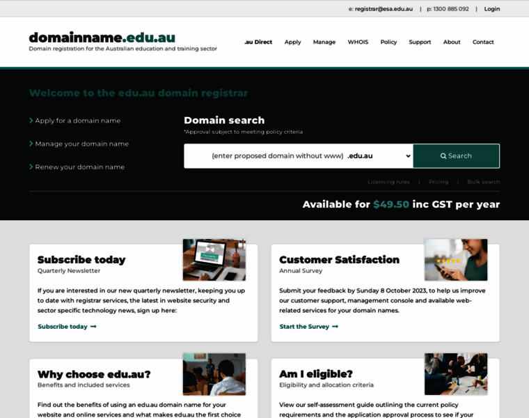 Domainname.edu.au thumbnail