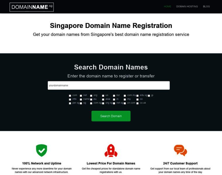 Domainname.sg thumbnail