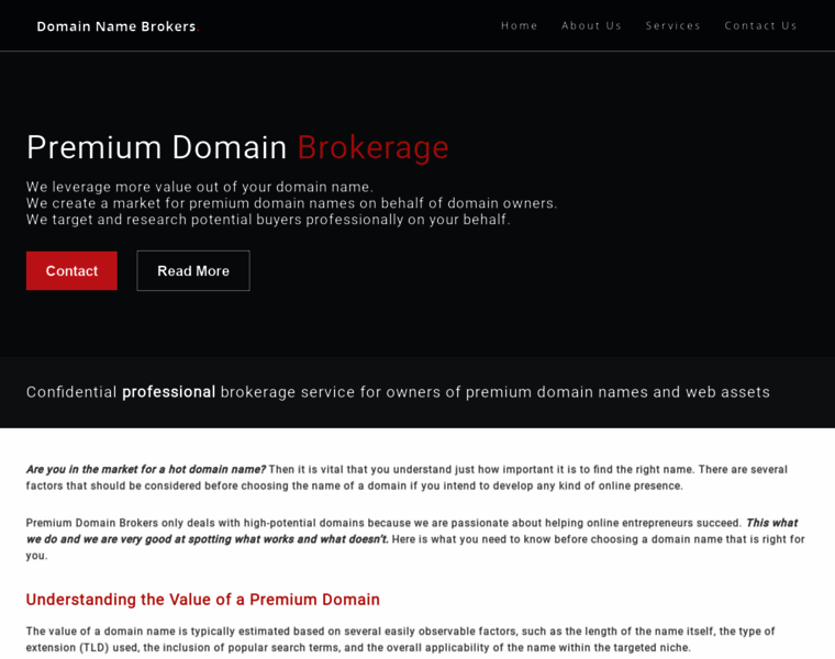 Domainnamebrokers.co.uk thumbnail