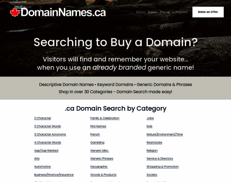 Domainnames.ca thumbnail