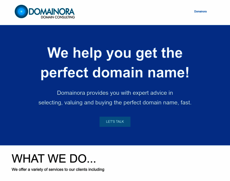 Domainora.com thumbnail