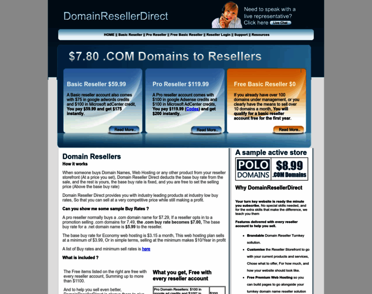 Domainresellerdirect.com thumbnail