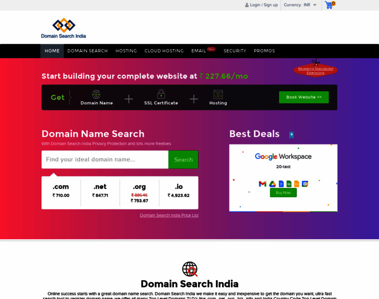 Domainsearchindia.net thumbnail