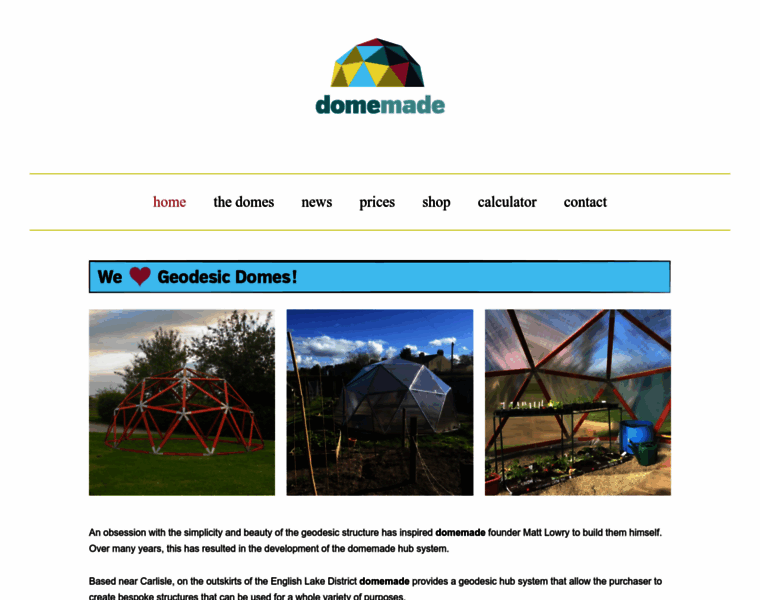 Domemade.co.uk thumbnail
