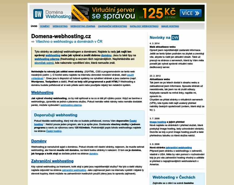 Domena-webhosting.cz thumbnail
