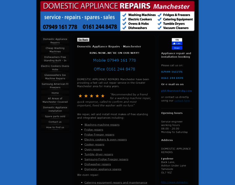 Domestic-appliance-repairs.net thumbnail