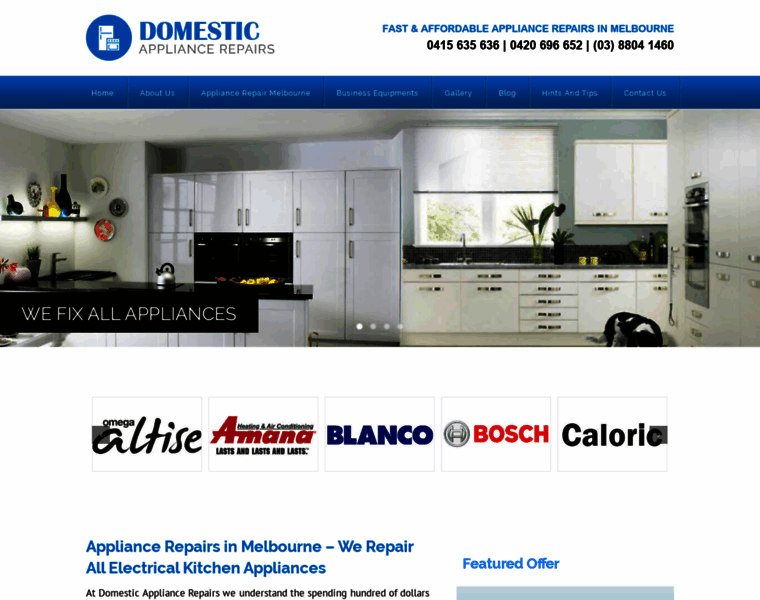 Domesticappliancerepairs.com.au thumbnail