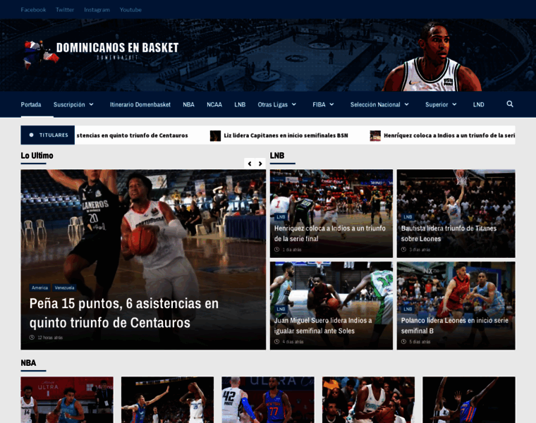 Dominicanosenbasket.net thumbnail