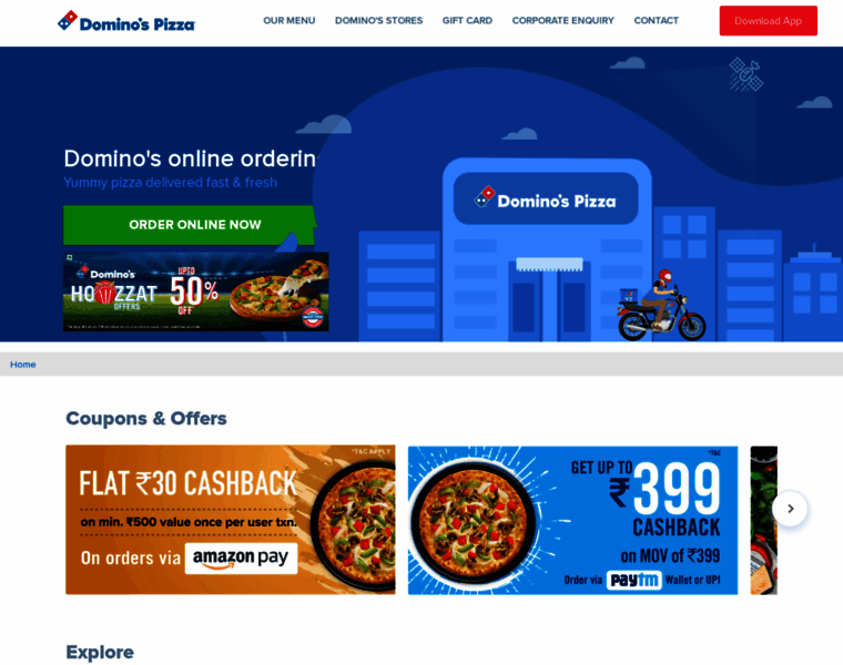 Dominos.co.in thumbnail
