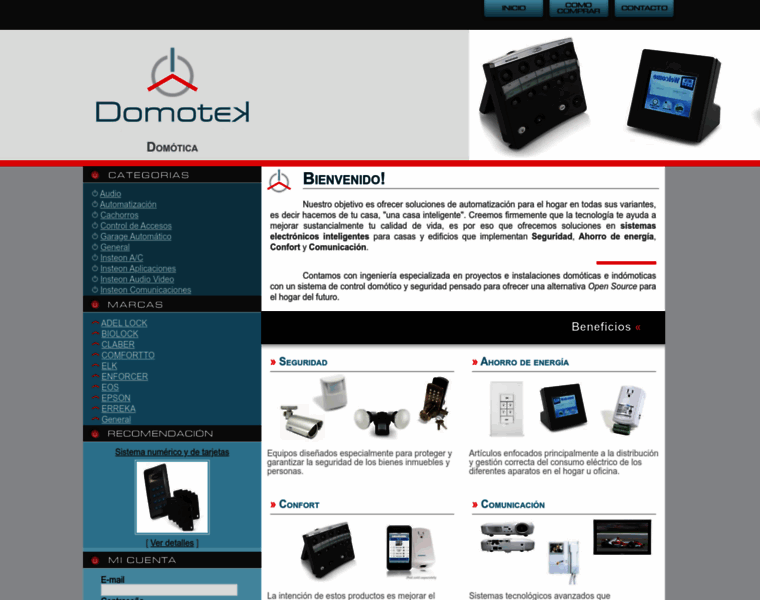 Domotek.com.mx thumbnail