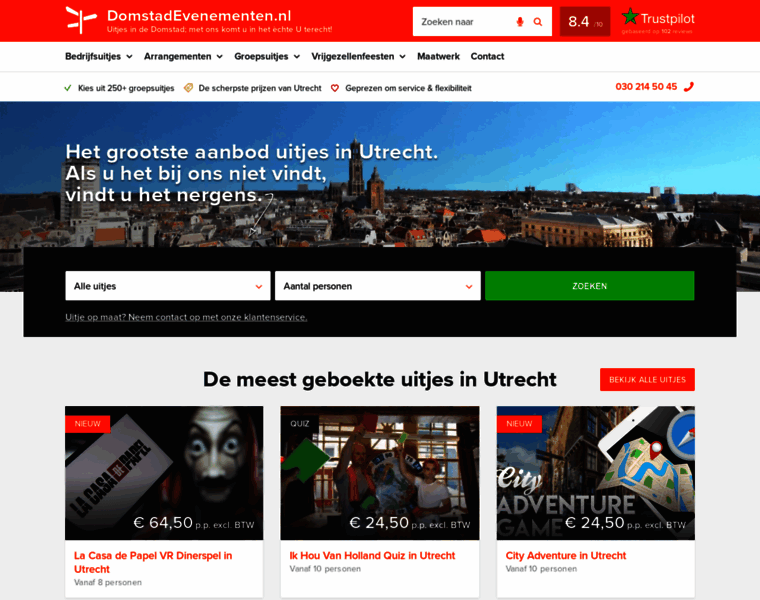 Domstadevenementen.nl thumbnail