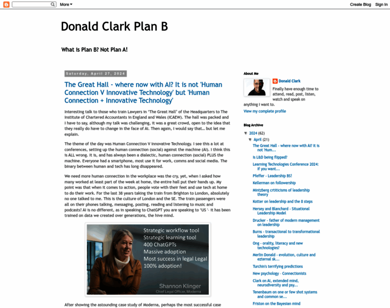 Donaldclarkplanb.blogspot.com thumbnail