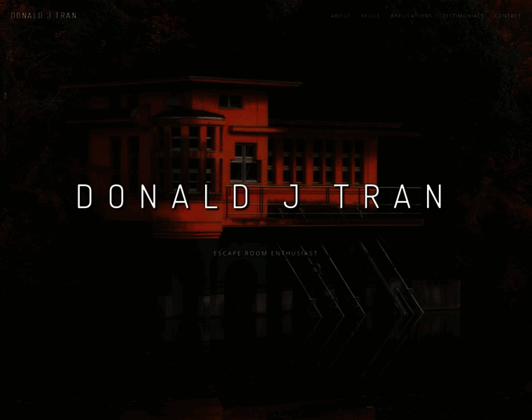 Donaldjtran.com thumbnail