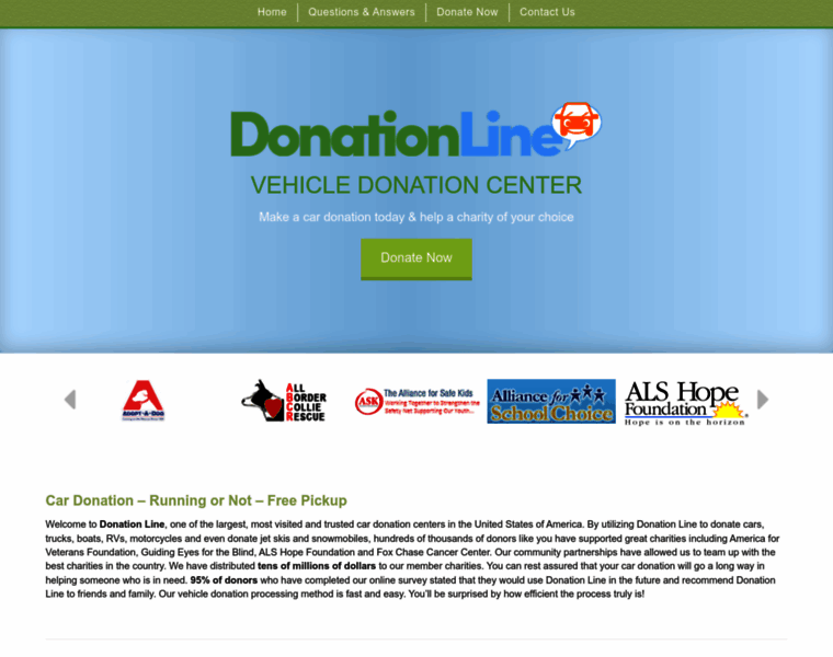 Donationline.com thumbnail