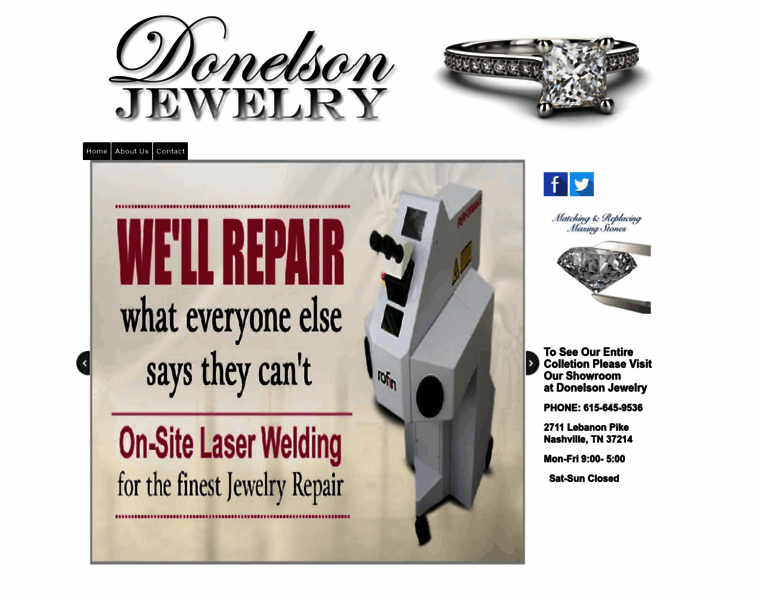 Donelsonjewelry.com thumbnail