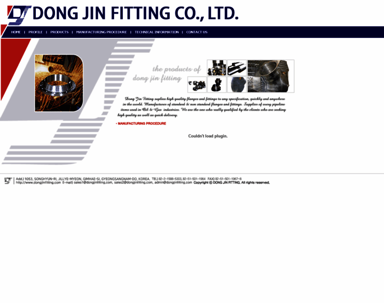 Dongjinfitting.com thumbnail