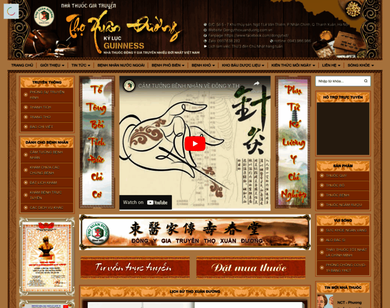 Dongythoxuanduong.com.vn thumbnail