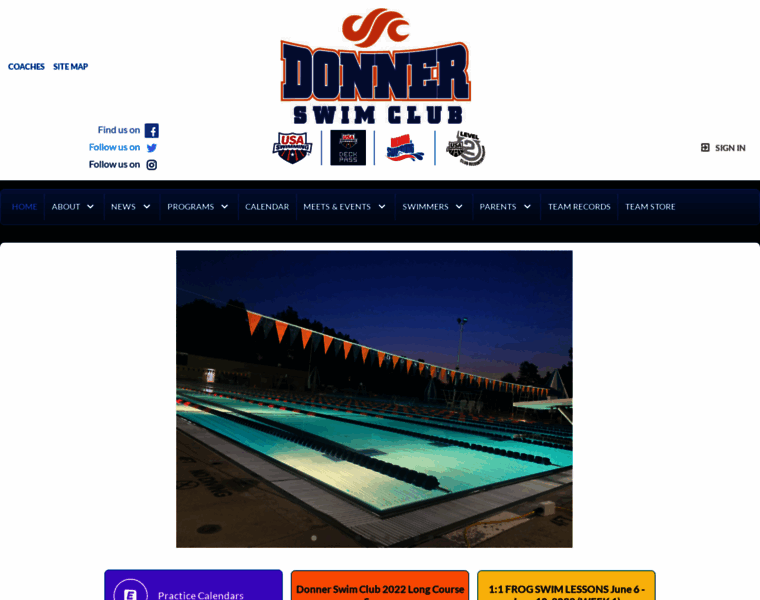 Donnerswimclub.org thumbnail