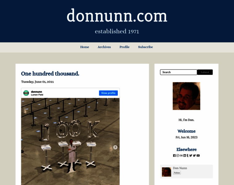 Donnunn.com thumbnail