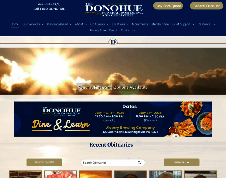 Donohuefuneralhome.com thumbnail Donohuefuneralhome.com thumbnail