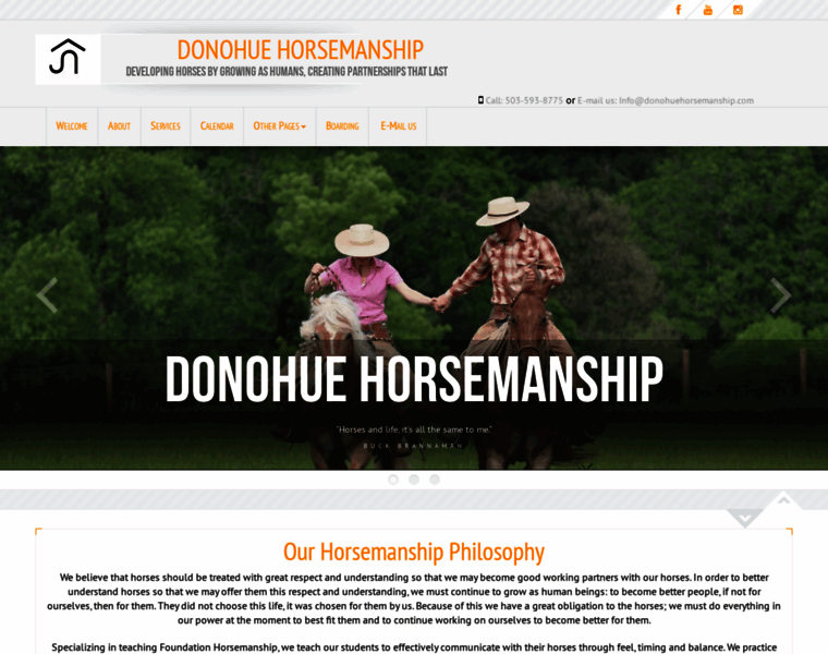 Donohuehorsemanship.com thumbnail