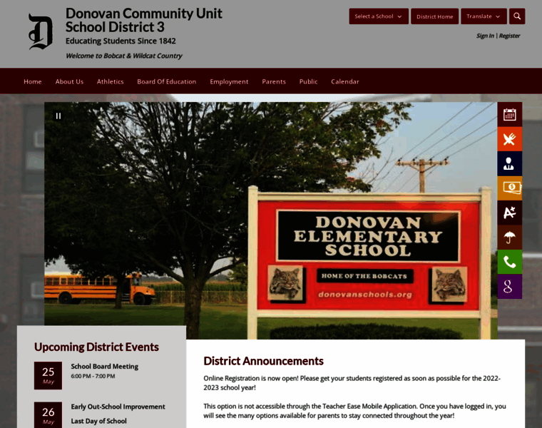 Donovanschools.org thumbnail