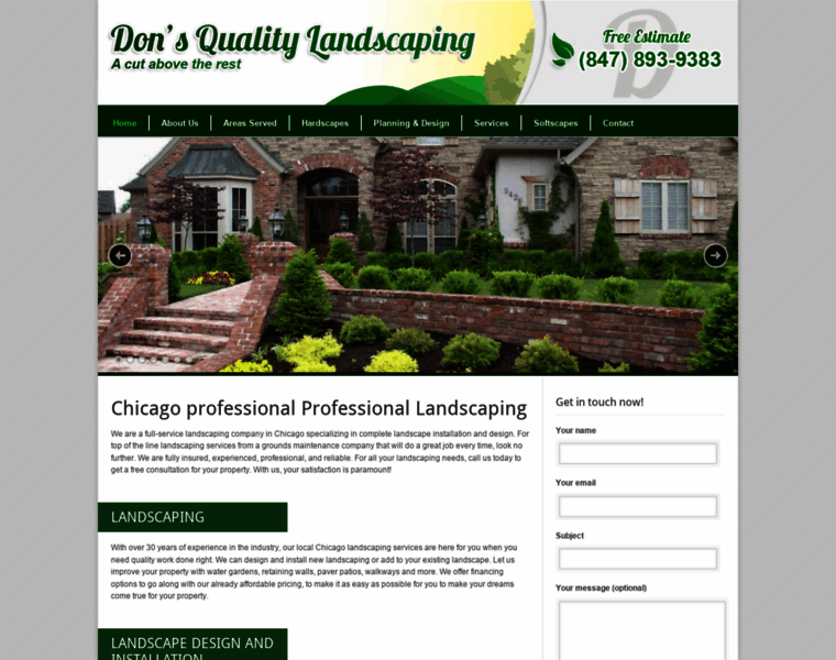 Donsqualitylandscaping.com thumbnail