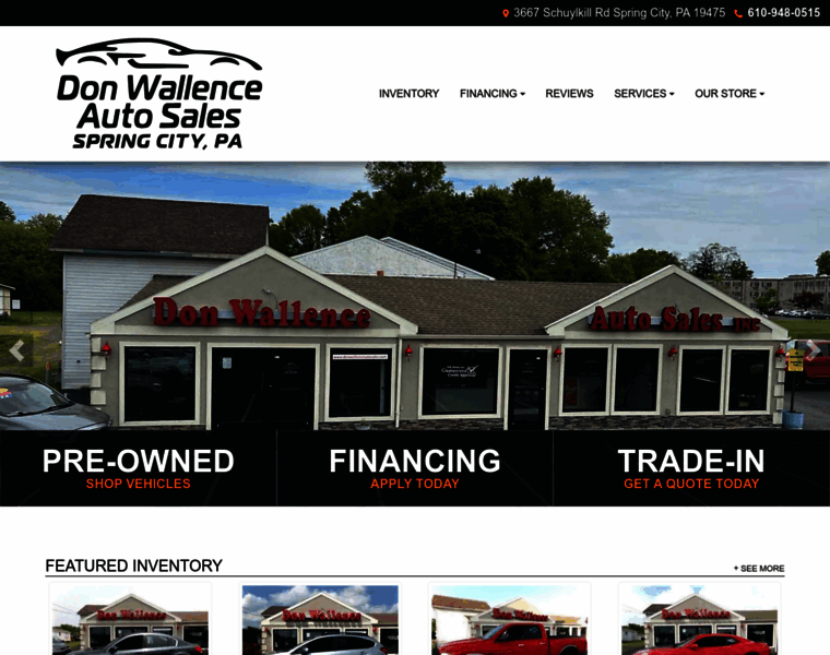 Donwallenceautosales.com thumbnail