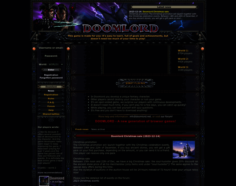 Doomlord.net thumbnail