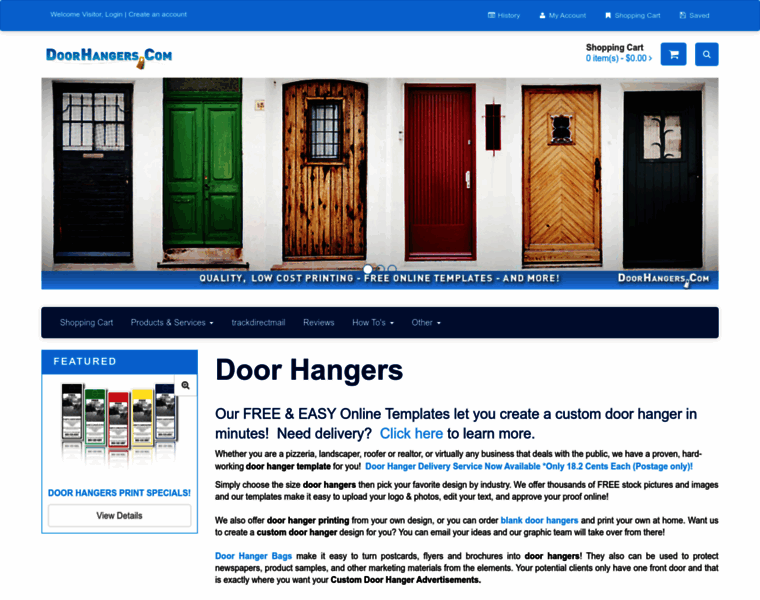 Doorhangers.com thumbnail