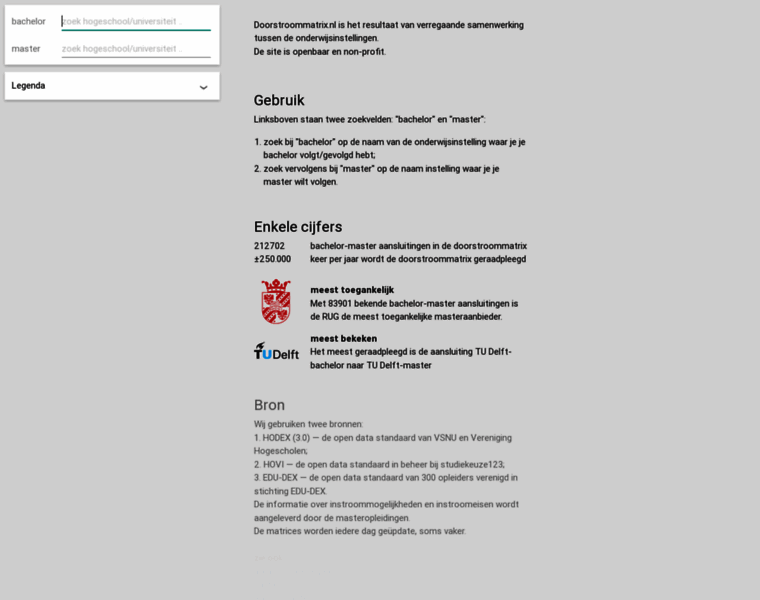 Doorstroommatrix.nl thumbnail