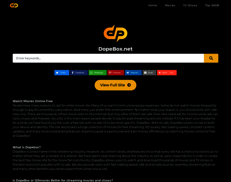 dopebox.net at Website Informer. Visit Dopebox.
