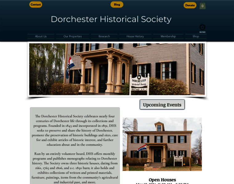Dorchesterhistoricalsociety.org thumbnail