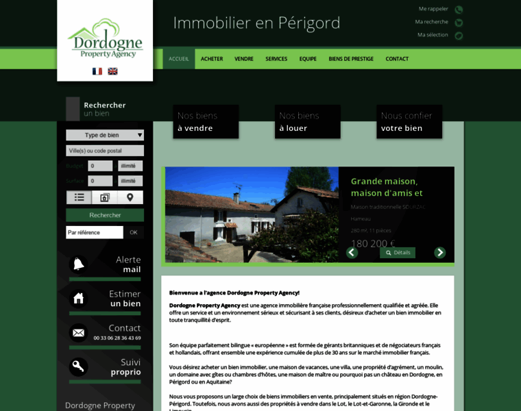 Dordognepropertyagency.com thumbnail