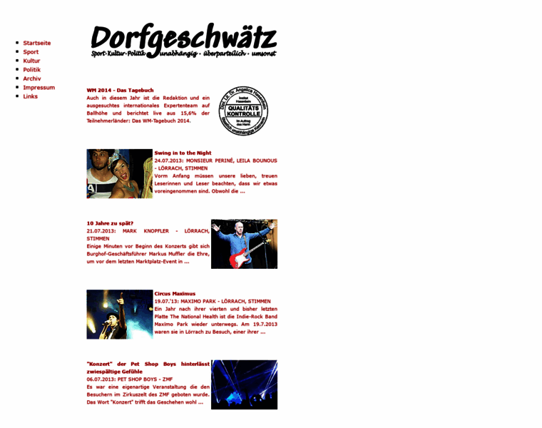 Dorfgeschwaetz.de thumbnail