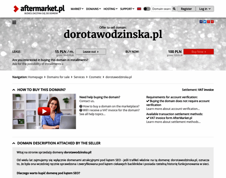 Dorotawodzinska.pl thumbnail