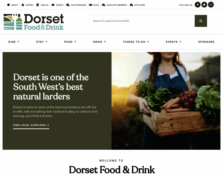 Dorsetfoodanddrink.org thumbnail