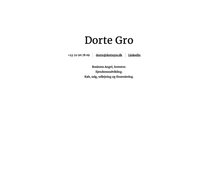 Dortegro.dk thumbnail