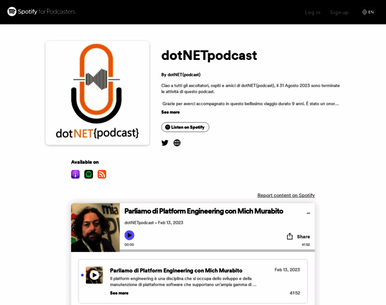 Dotnetpodcast.com thumbnail