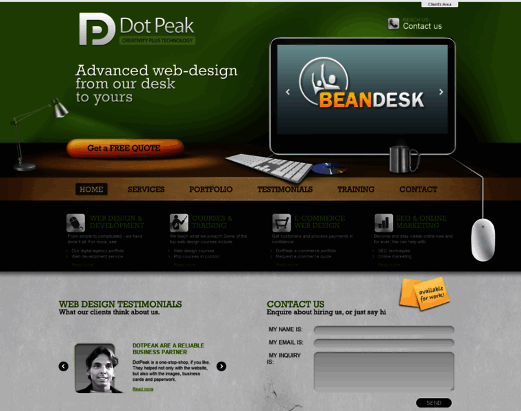 Dotpeak.com thumbnail