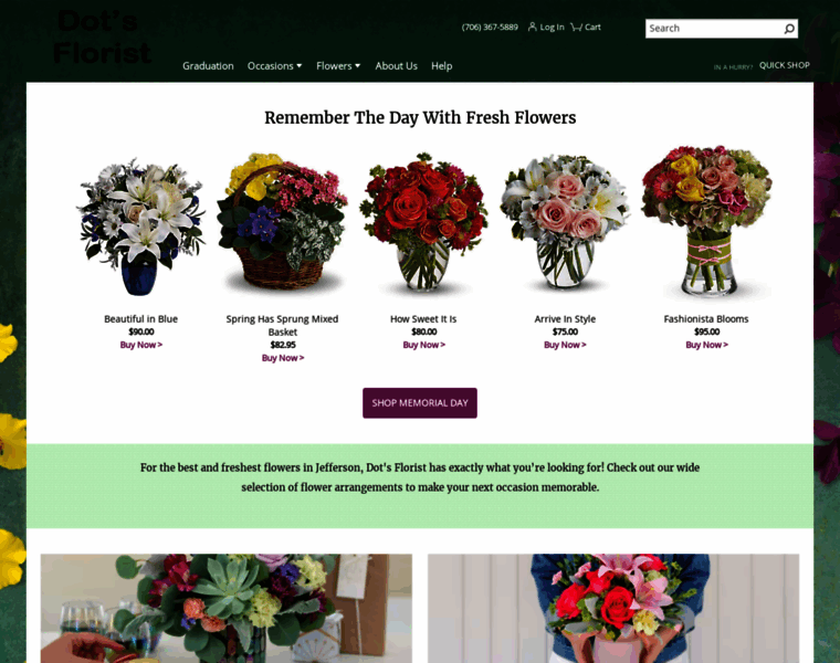 Dotsfloristga.com thumbnail