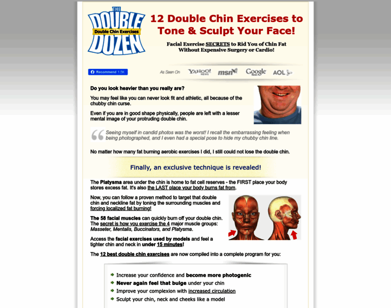 Doublechinexercises.com thumbnail