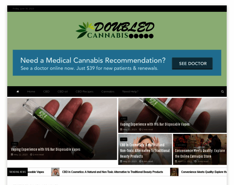 Doubledcannabis.com thumbnail
